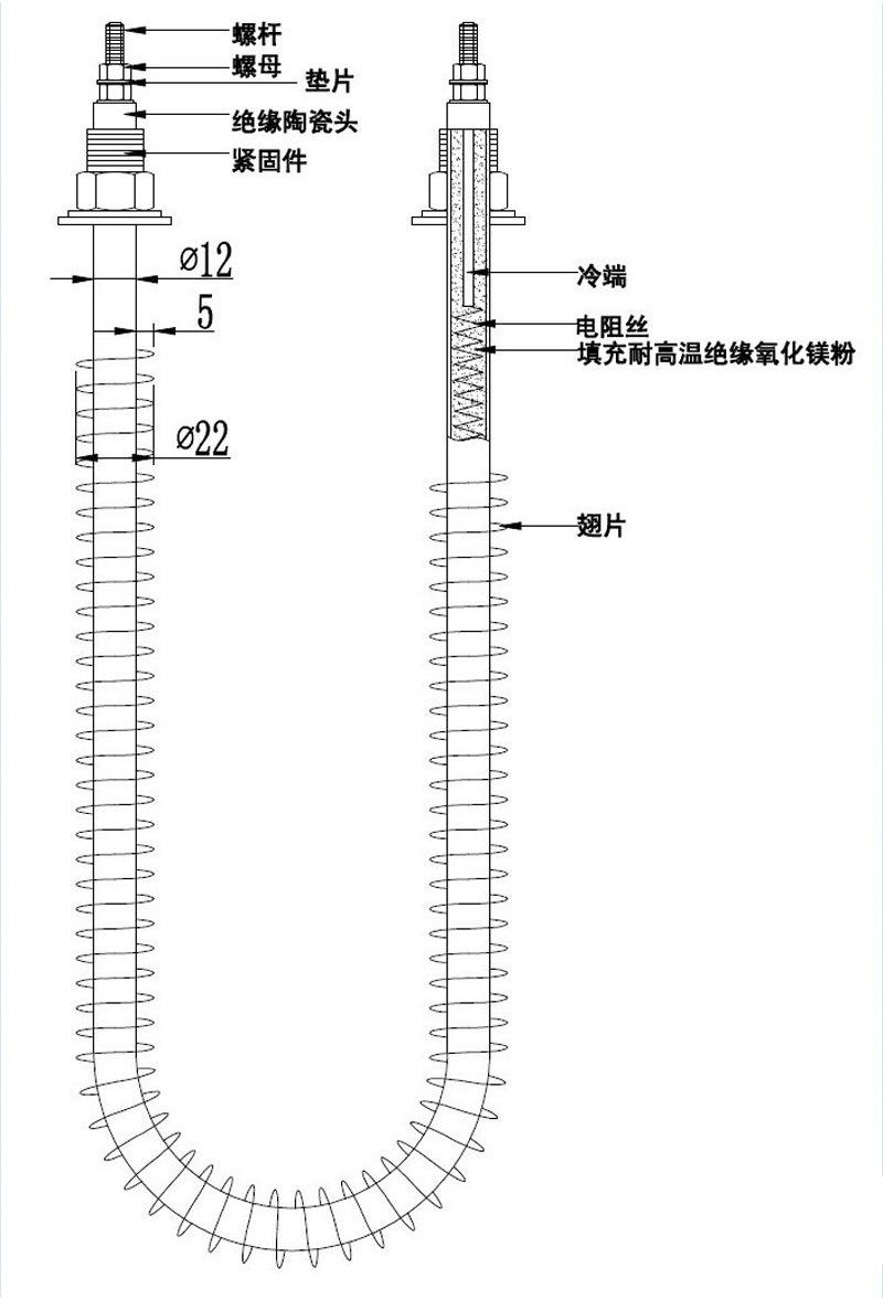 翅片式加热器